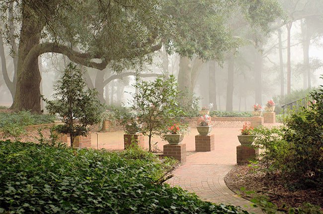 Hopeland Gardens brick path